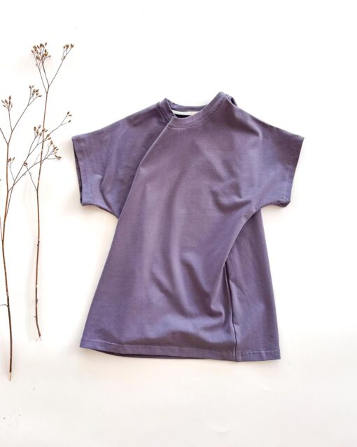 Sofortkauf: T-Shirt aus Bio-Baumwolljersey Altrosa, Gr. 122/128 – Bild 3