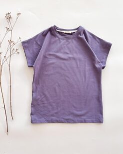 Sofortkauf: T-Shirt aus Bio-Baumwolljersey Altrosa, Gr. 122/128