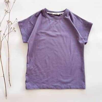 Sofortkauf: T-Shirt aus Bio-Baumwolljersey Altrosa, Gr. 122/128