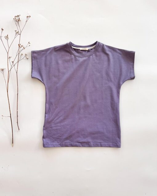 Sofortkauf: T-Shirt aus Bio-Baumwolljersey Altrosa, Gr. 122/128 – Bild 4