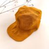 Sofortkauf: Kinder Cap aus Leinen in Senf, Gr. 50-52