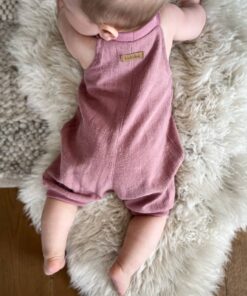 Kinder Baby Leinen Schlupflatzhose bzw Romper für den Sommer