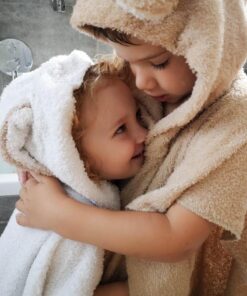 süßer padeponcho für babys und kinder als strandponcho oder Badetuch