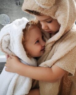 süßer padeponcho für babys und kinder als strandponcho oder Badetuch
