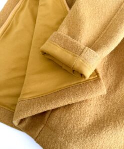 Mama Mantel aus Wollwalk - handgemachte Walkjacke Frauen Kurzmantel Reissverschluss Taschen