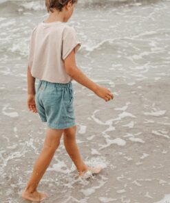 Kinder und Baby Leinenshorts - kurze Hose aus Leinen