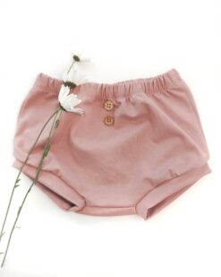 kinder baby bummie kurze hose sommerhose altrosa