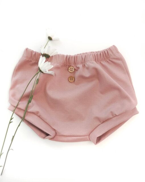 kinder baby bummie kurze hose sommerhose altrosa