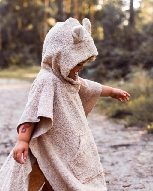 kinder bärenponcho badehandtuch bär aus frottee
