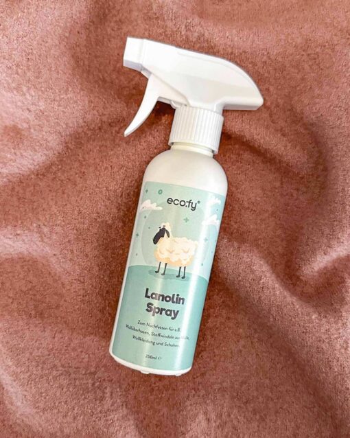 Lanolin Spray eco:fy Wollfett Lanolin Sprühkur für Wollwalk Wollschuhe und Windelhosen