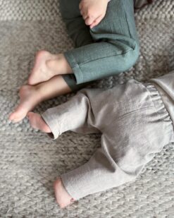 handmade sustainable kids and baby linenpants