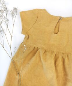 Kinder und Baby Leinen Kleid Sommerkleid linendress