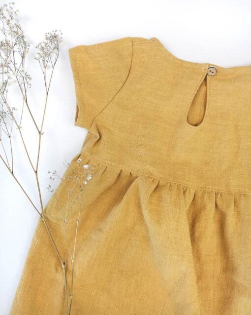 Kinder und Baby Leinen Kleid Sommerkleid linendress