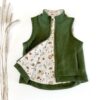 Walkweste Kind mit Reißverschluss und Taschen - Kinder Gilet aus Schurwolle