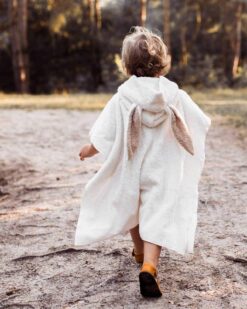 strandponcho badecape fuer kinder und babys mit hasenohren - Hasenoncho