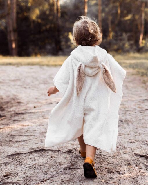 strandponcho badecape fuer kinder und babys mit hasenohren - Hasenoncho