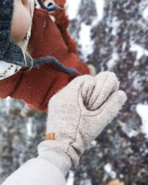 Wollwalk Handschuhe für Kinder und Damen - MiniMe - Mama Kind Outfit