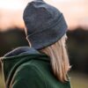 Sofortkauf: Merinowoll-Beanie für Kinder und Babys in Schiefer