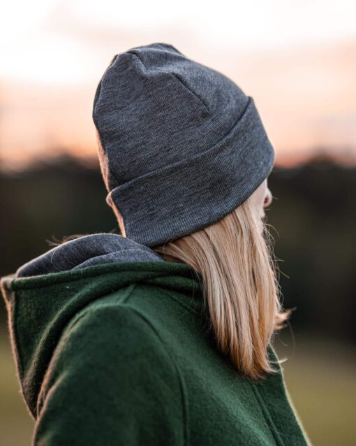 Damen & Herren Merino-Beanie aus Bio-Merinowolle – Bild 3