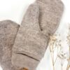 damen walkhandschuh Fäustling merinowalk Wollwalk schhurwolle