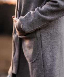 Damen Kurzmantel aus (Merino)Schurwolle Wollwalkmantel mit Reißverschluss