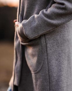 Damen Kurzmantel aus (Merino)Schurwolle Wollwalkmantel mit Reißverschluss