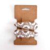 handbestickte Haarspangen 2er-Set – Sand "Blumenmeer"