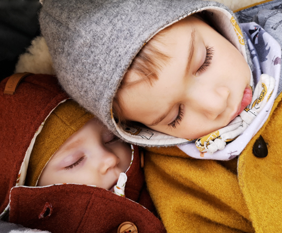 wichtelkidz Walkoverall walkmütze wintermütze geschwisterliebe