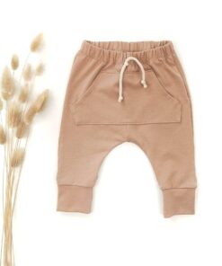 Kinderhose mit Taschen als Mitwachshose aus Baumwolljersey
