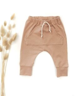 Kinderhose mit Taschen als Mitwachshose aus Baumwolljersey