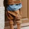 robuste Leinen Knickerbocker Hose Baby Kinder
