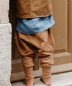 robuste Leinen Knickerbocker Hose Baby Kinder