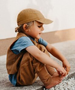 Kinder Baby Sommer Outfit aus Leinen für Einschulung, Hochzeit, Taufe