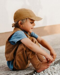 Kinder Baby Sommer Outfit aus Leinen für Einschulung, Hochzeit, Taufe