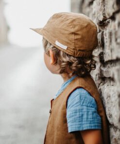 Baby- und Kinder Cap aus Leinen. Nachhaltiges Kinder Basecap