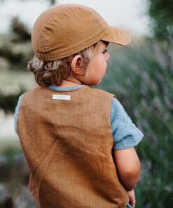 Baby- und Kinder Cap aus Leinen. Nachhaltiges Kinder Basecap