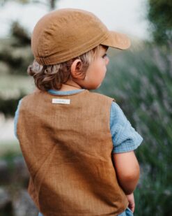 Baby- und Kinder Cap aus Leinen. Nachhaltiges Kinder Basecap
