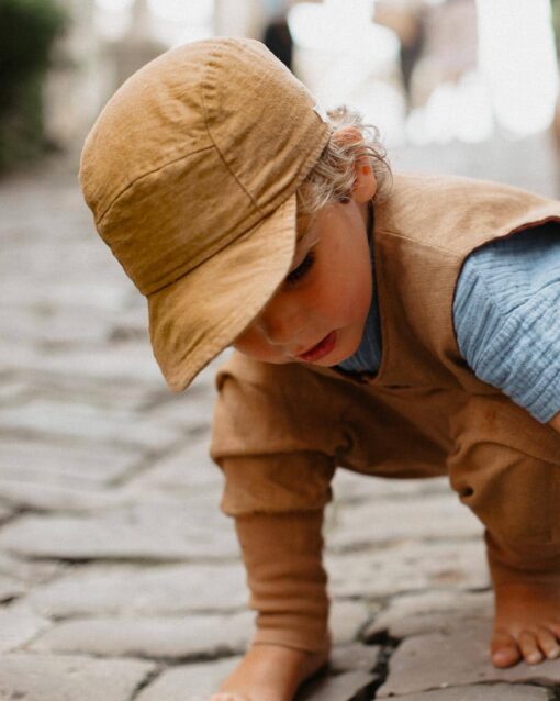 Baby- und Kinder Cap aus Leinen. Nachhaltiges Kinder Basecap
