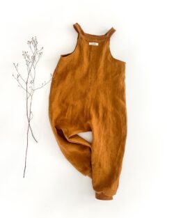 Kinder Baby Romper aus Leinen - nachhaltiges Sommeroutfit für Kinder