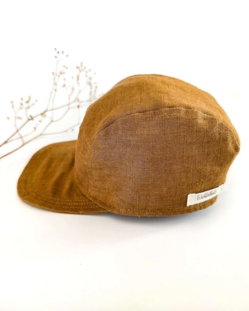 Baby- und Kinder Cap aus Leinen. cooles Cappy für Jungs und Mädchen