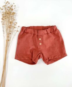 Leinenshorts für Kinder und Babys - kurze Hose für den Sommer aus Leinen
