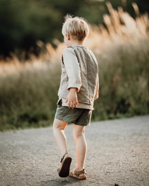 Leinenshorts für Kinder und Babys - kurze Kinderhose Sommerhose