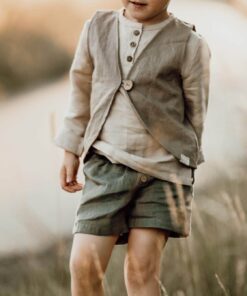 Leinenshorts für Kinder und Babys - kurze Kinderhose Sommerhose
