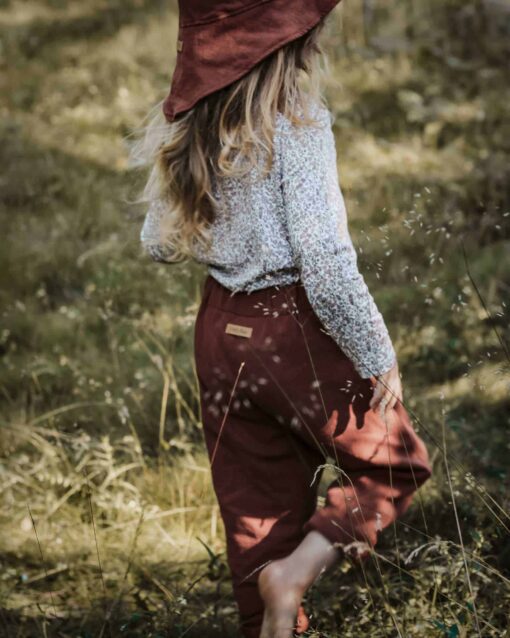 luftig leichte und bequeme Sommer Leinenhose für Kinder und Babys