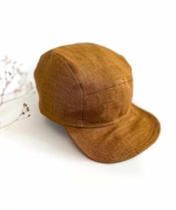 Kinder und Baby Cap aus nachhaltigem zertifiziertem Leinen. Cooler Basecap Schnitt
