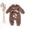 Walkreh Overall für Kinder und Babys mit Rehohren und Rehpunkten