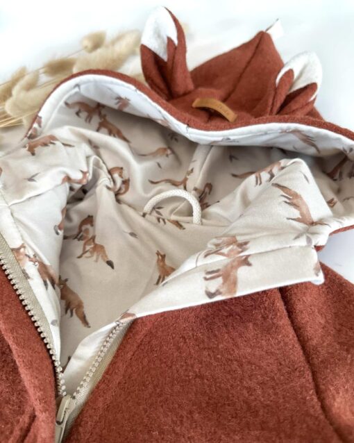 Wollwalk Overall Walkfuchs für Kinder und Babys - Fox Fuchsoverall