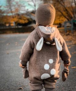 Wollwalk Overall Rehkitz Anzug für Baby und Kind