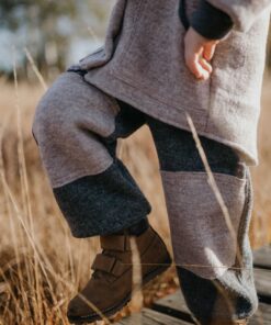 Wollwalk-Kinder-walkhose-outdoorhose-wollwalkhose mit knie belegen