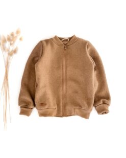 Wollwalk Collegejacke für Schulkinder und Kindergarten Kinder mit Reißverschluss und Taschen